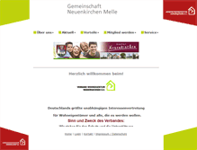 Tablet Screenshot of neuenkirchen-melle.imvwe.de